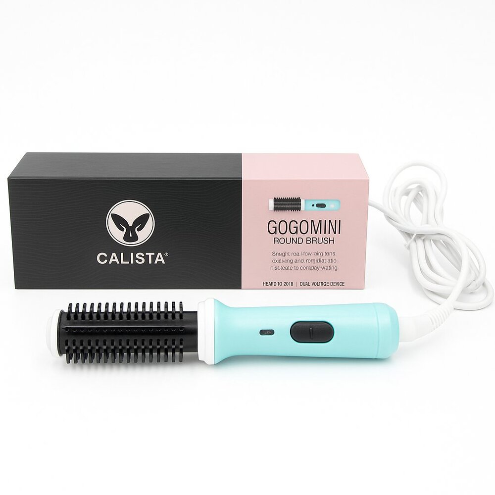 Calista GoGo Mini Heated Round Brush – Mint